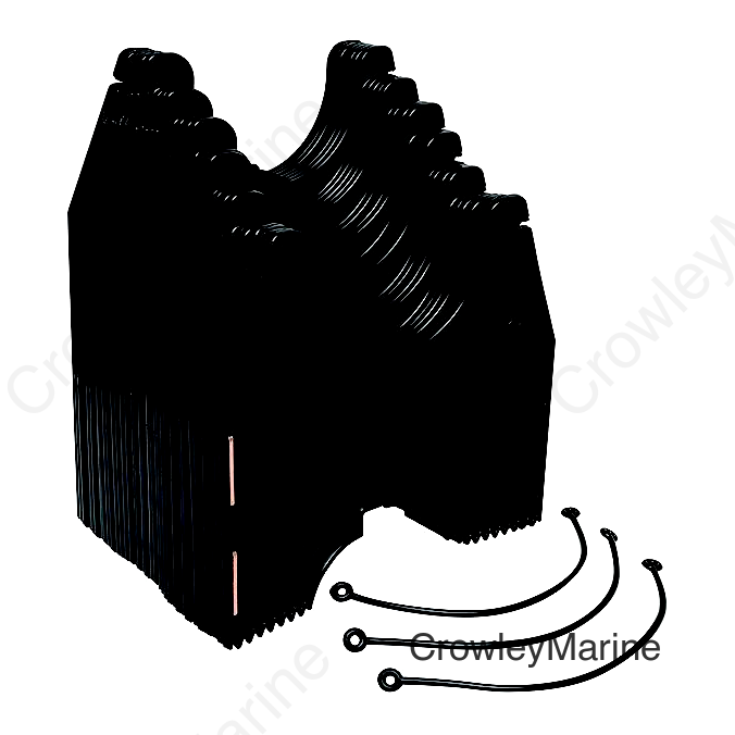 Valterra 10' Standard Slunky RV Drain Hose Support, Black