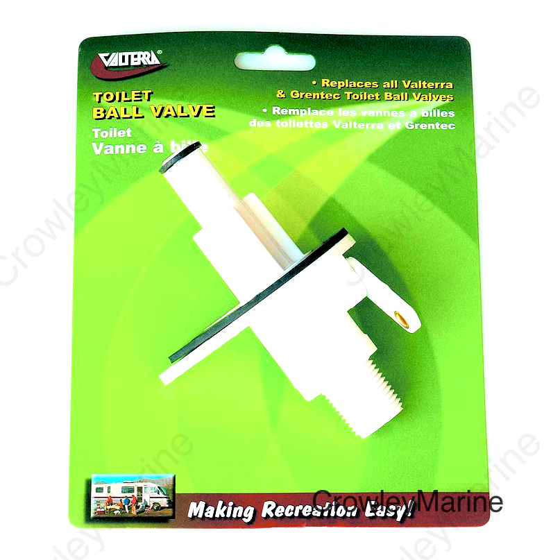 Valterra Q23679VP La Toilette Replacement RV Toilet Ball Valve