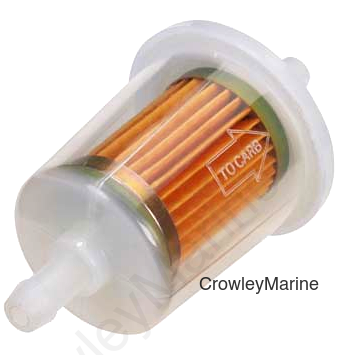 IN-LINE FUEL FILTER 10MIC 5/16"