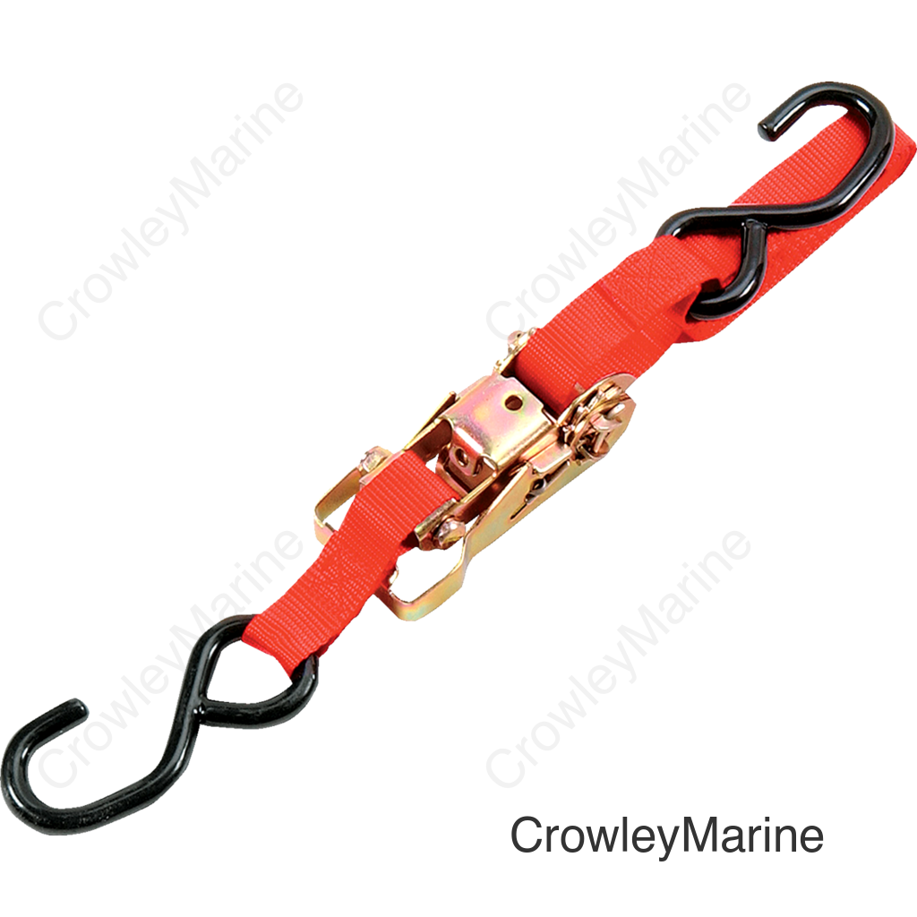 TIE DOWN 1.5"RATCHET RED