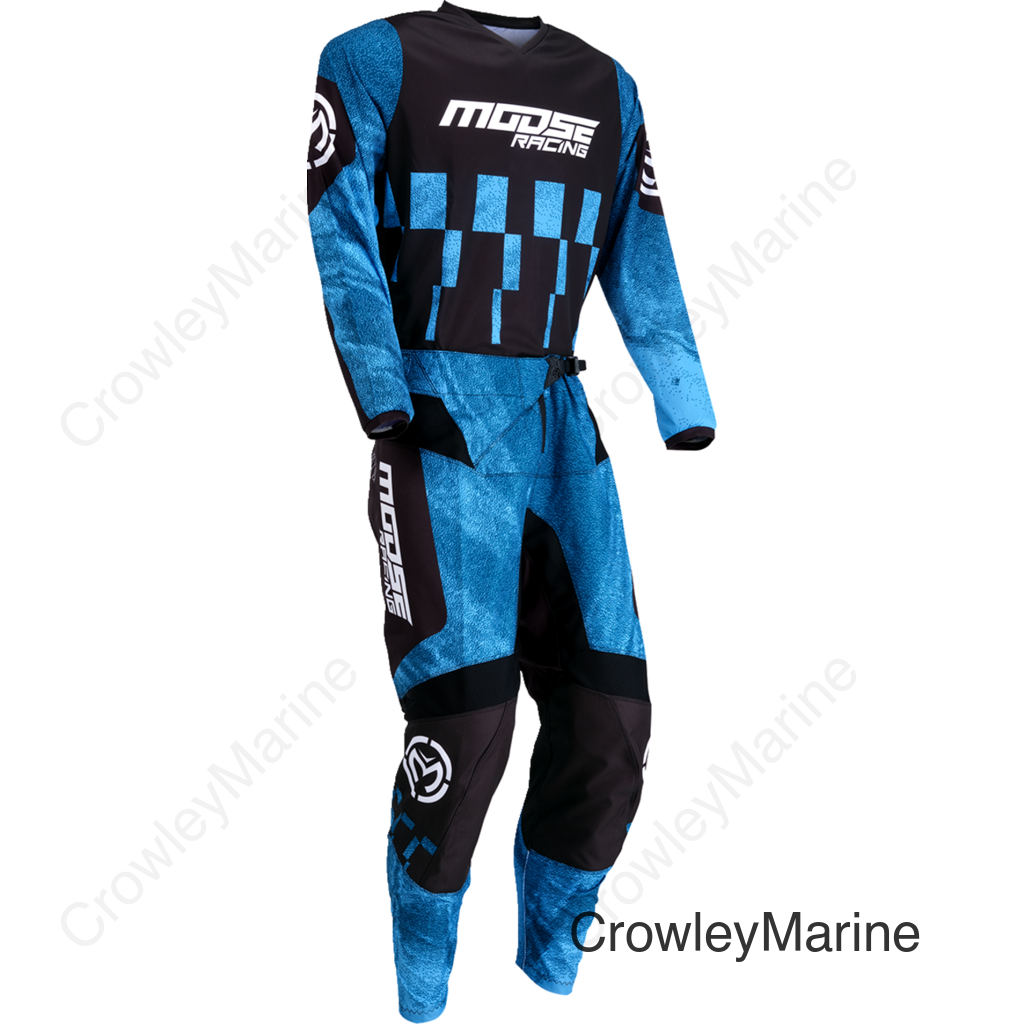 PANT QUALIFIER BL/BK 46