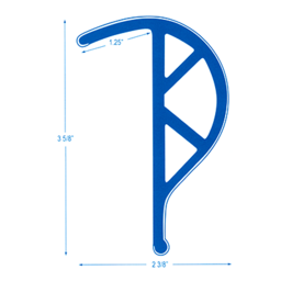 VINYL EDGING, BLACK SEMICIRCLE (IFI) thumbnail-0