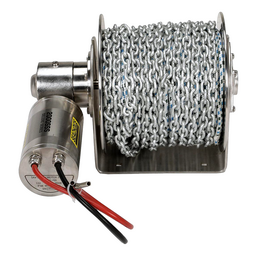 Seachoice Deluxe Stainless Steel Drum Winch Kit, for Boats Up to 33 Ft.