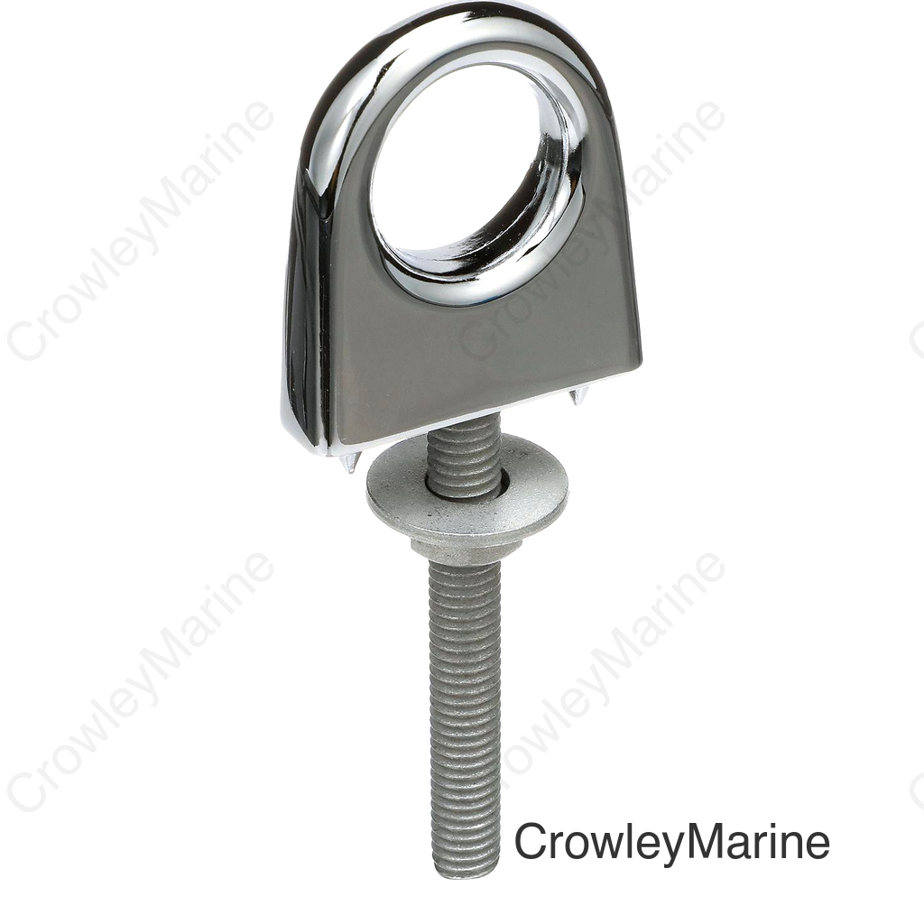 Seachoice Single Shank Bow Eye for Tow Lines or Boat Trailer Winch Hook, 3 in. Shank, 1 in. Eye Diameter