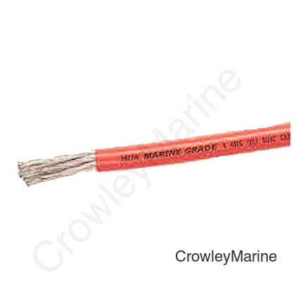 Ancor 112002 Marine Grade™ Tinned Copper Battery Cable, #6 AWG, 25', Black
