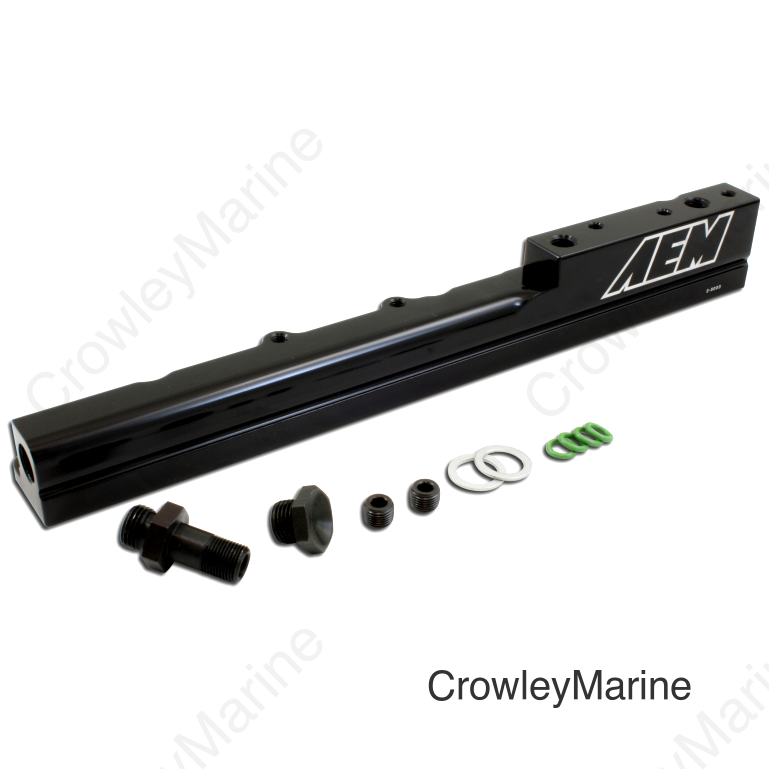 AEM 99-00 Honda Civic Si Black Fuel Rail