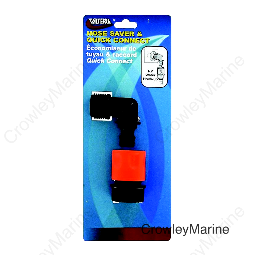 Valterra A010137VP Hose Quick Connect With 90° Hose Saver