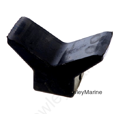 Marine Bow Guard Rubber 3" with 1/2" Hole (406400)