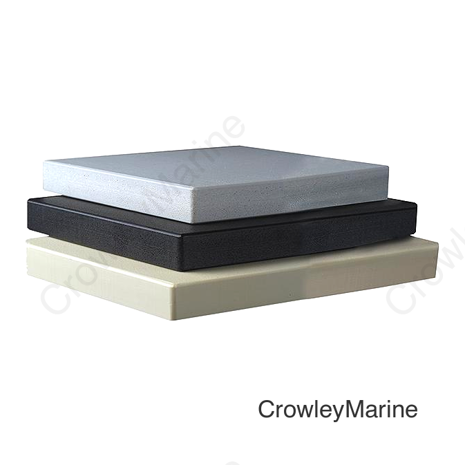 1/2" x 24" x 54" Black Starboard
