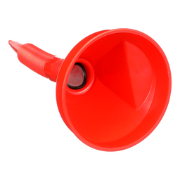 Seachoice 2 Piece Red Funnel with Filter, 5.5 in., Flexible Strainer thumbnail-2