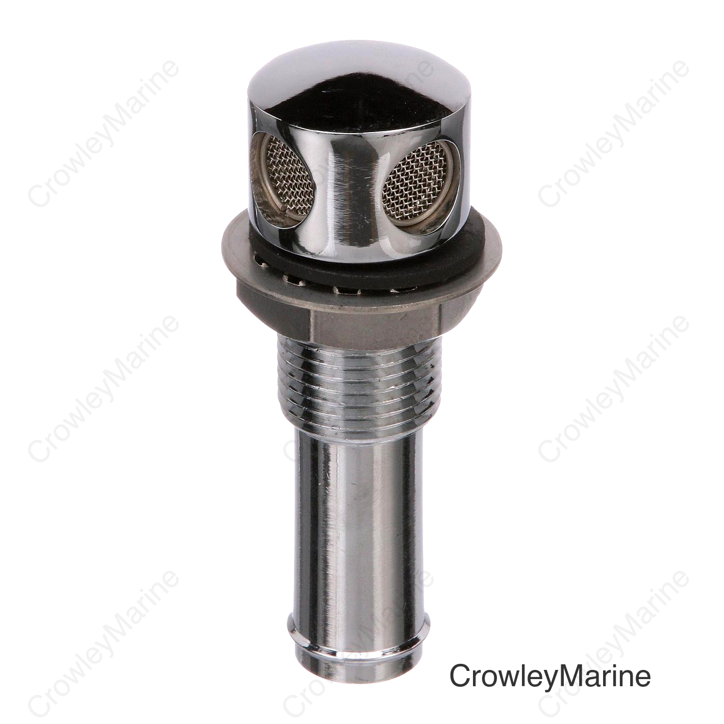Seachoice Thru Hull Fuel Tank Vent, Chrome-Plated Brass, 5/8 in.