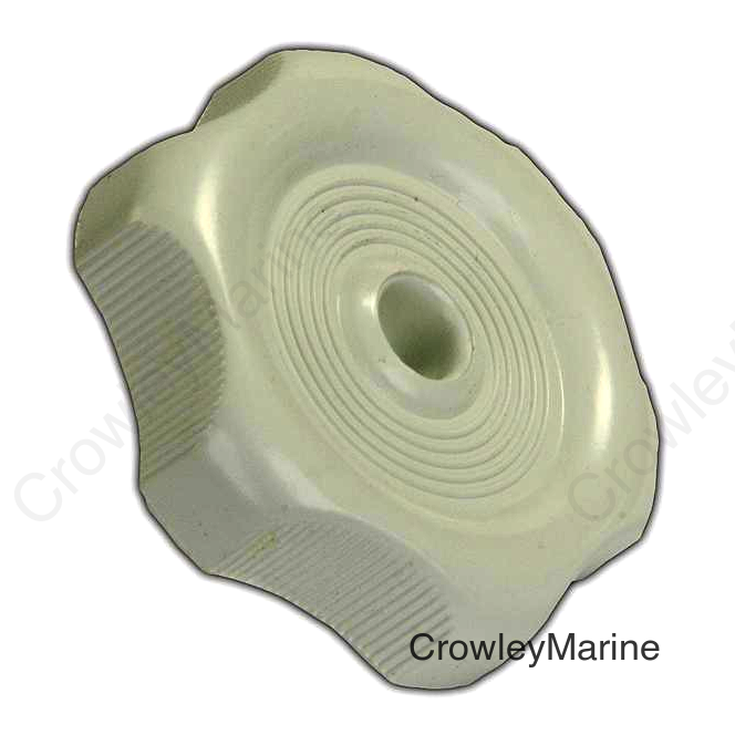 JR Products Window Knob, White