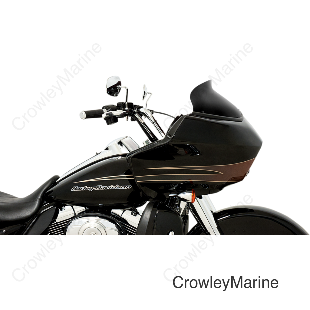 Spoiler Windshield - 5-1/2" - Black - '98-'13 FLTR