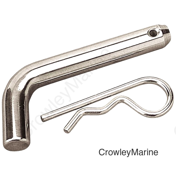 RECEIVER PIN W/ CLIP ZNC 5/8"