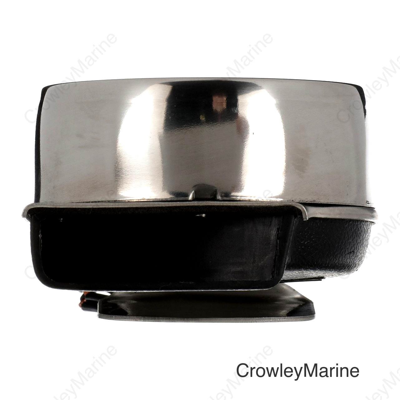 Seachoice Compact Electric Horn w/ Stainless Steel Cover, Single, 105 dB, 8 Amp