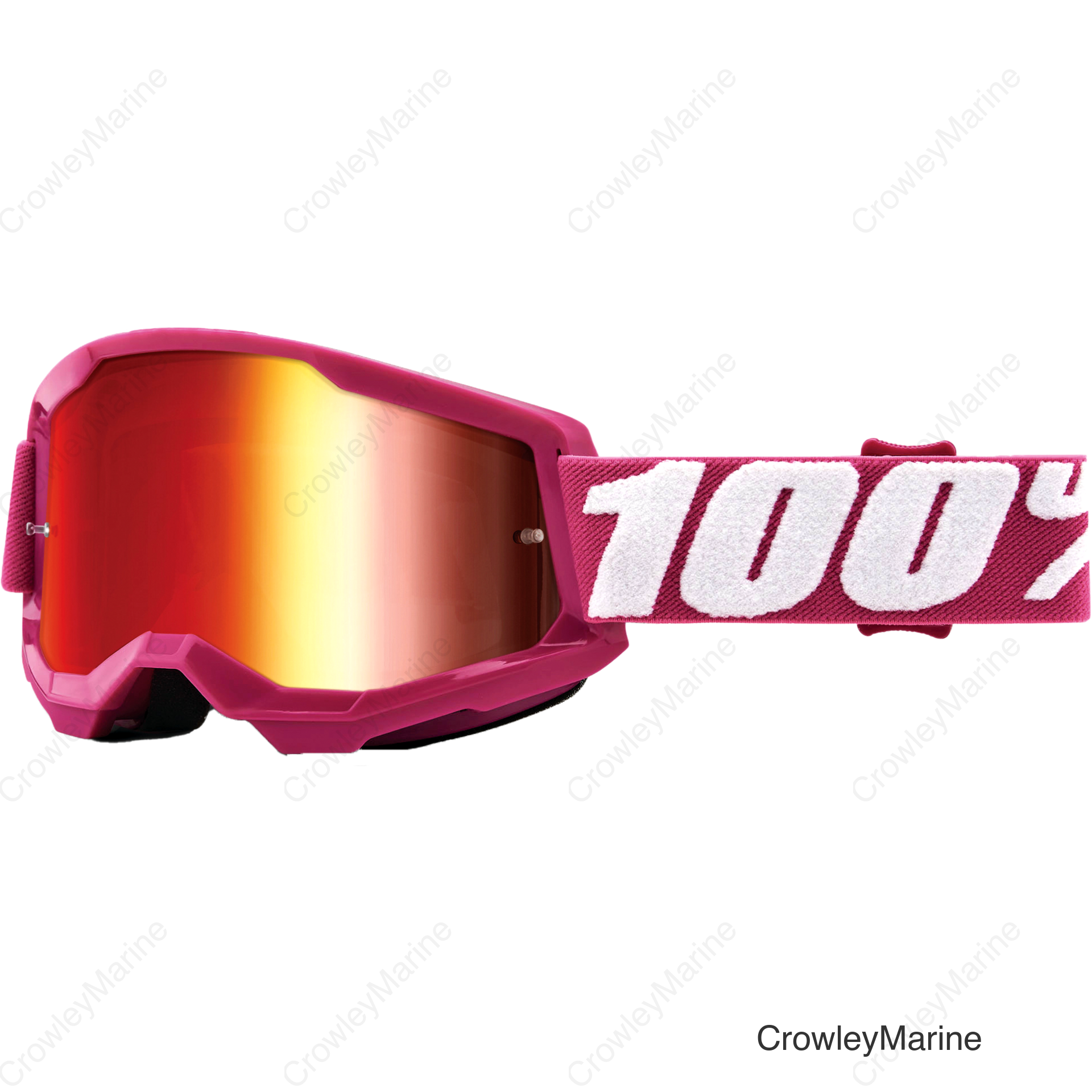 STRATA 2 GOGGLE FLETCHER MIRROR RED LENS