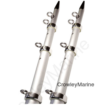 15' Heavy Duty Silver/Silver Telescoping Outrigger