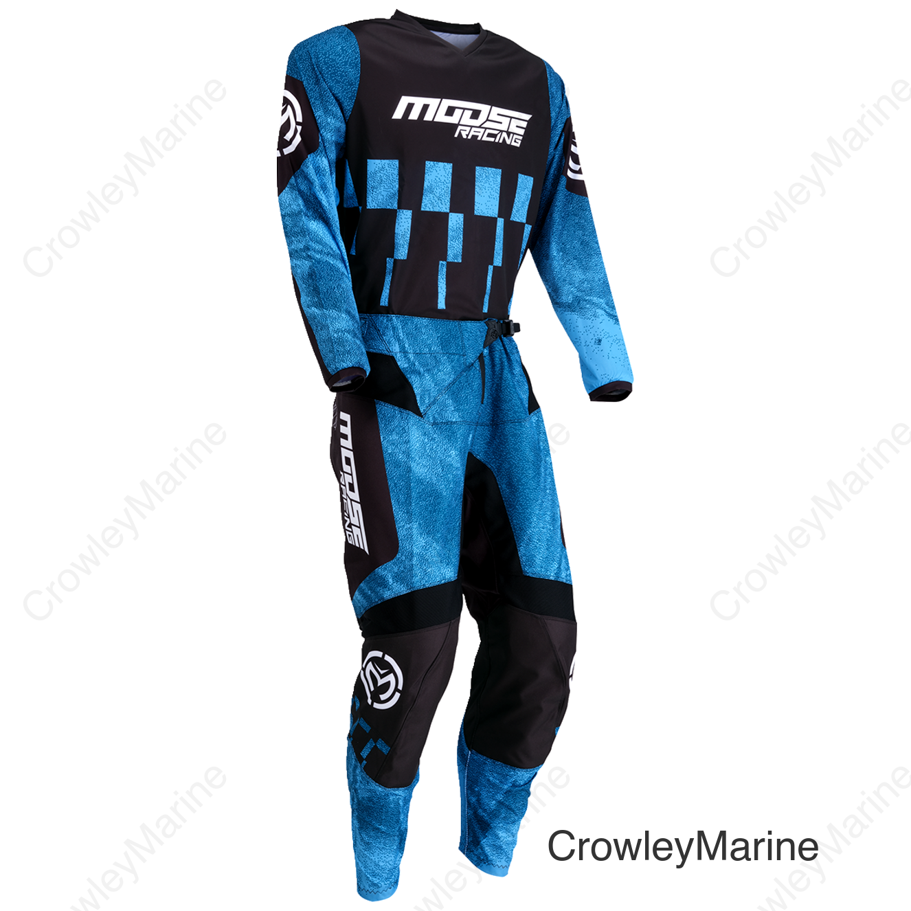 PANT QUALIFIER BL/BK 46