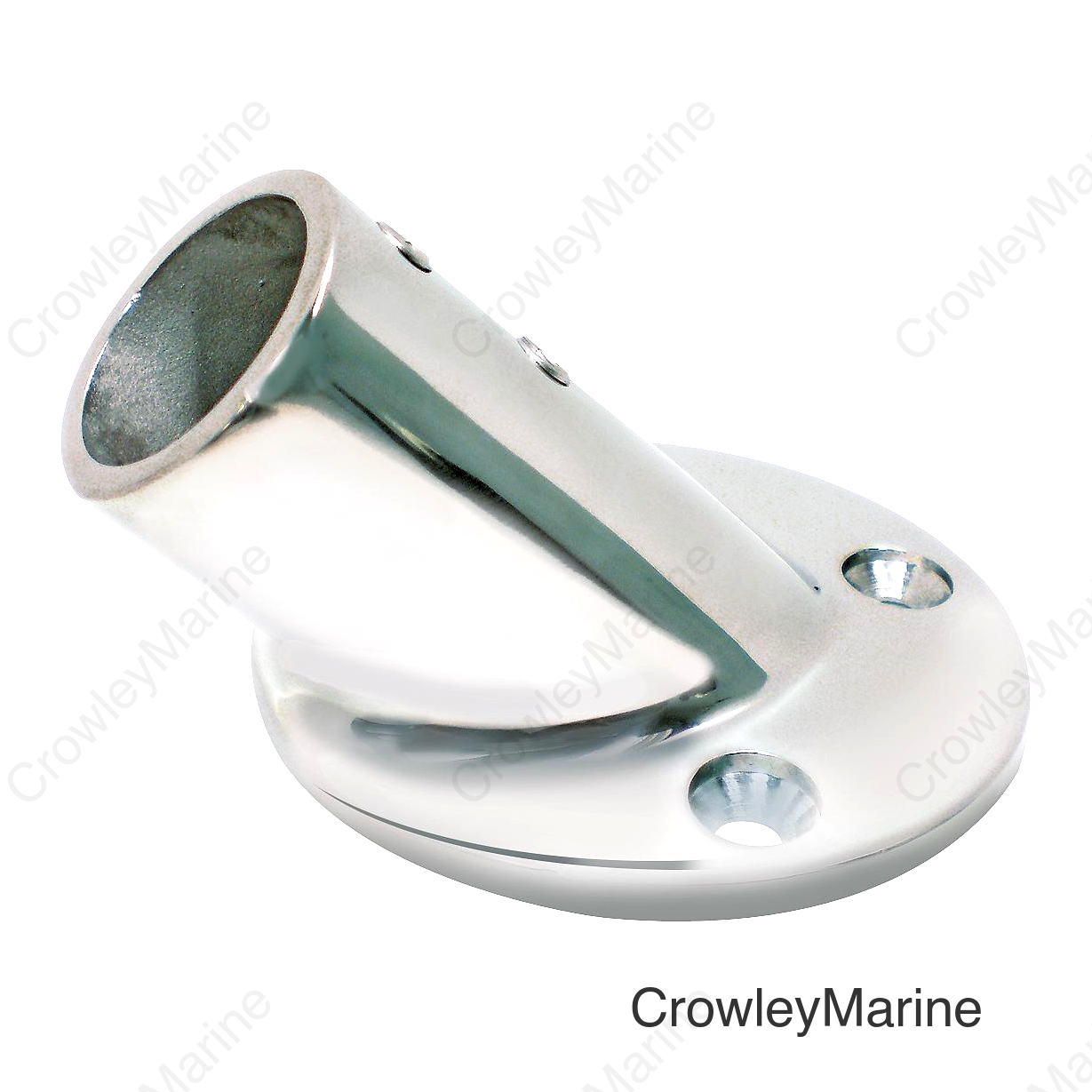 Seachoice Round Base Rail Fitting For 7/8" OD Tubing