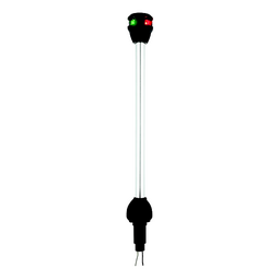 Attwood LightArmor Bi-Color LED Navigation Pole Light, 14" Straight w/Task Light thumbnail-1