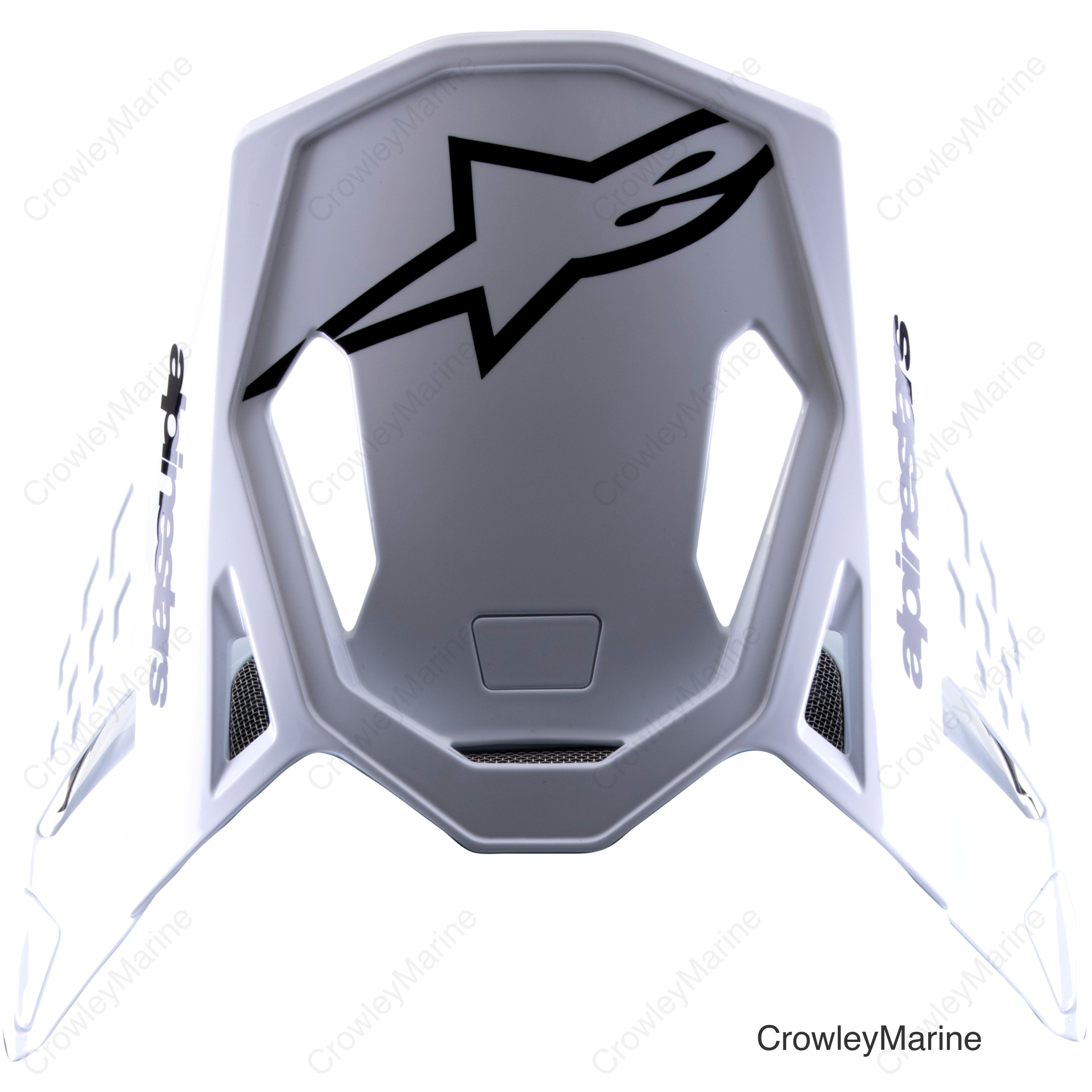 S-M8 RADIUM 2 VISOR BLACK/WHITE