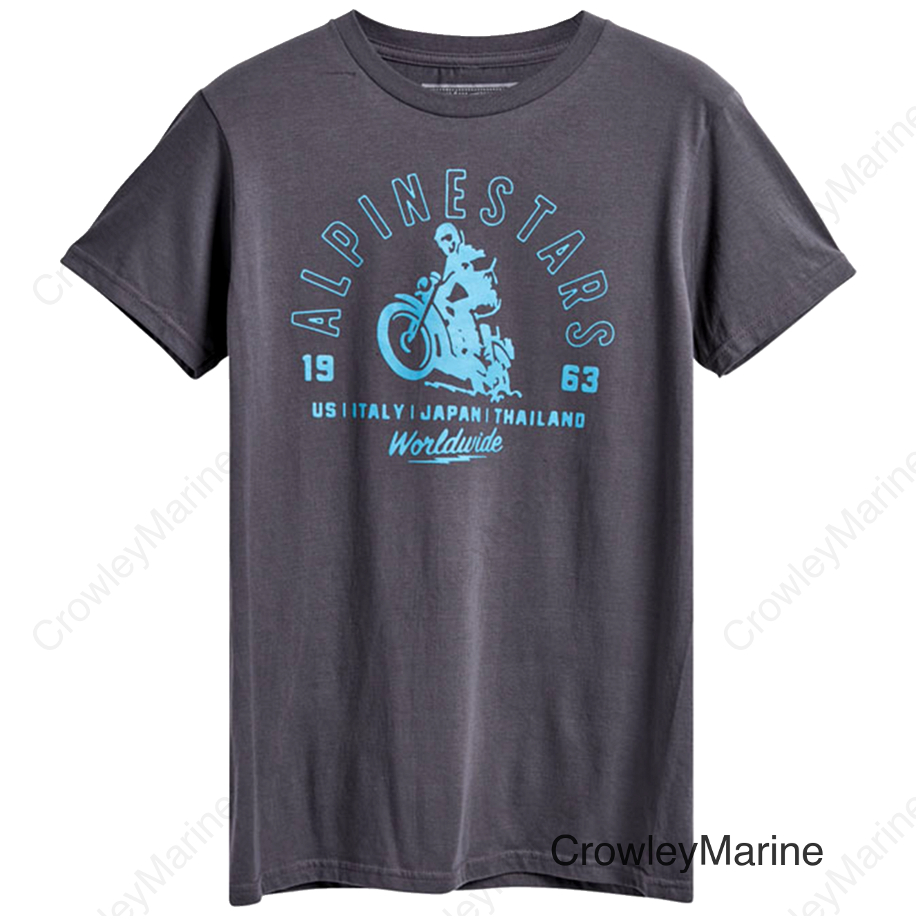 Los Sander T-Shirt - Charcoal - Medium