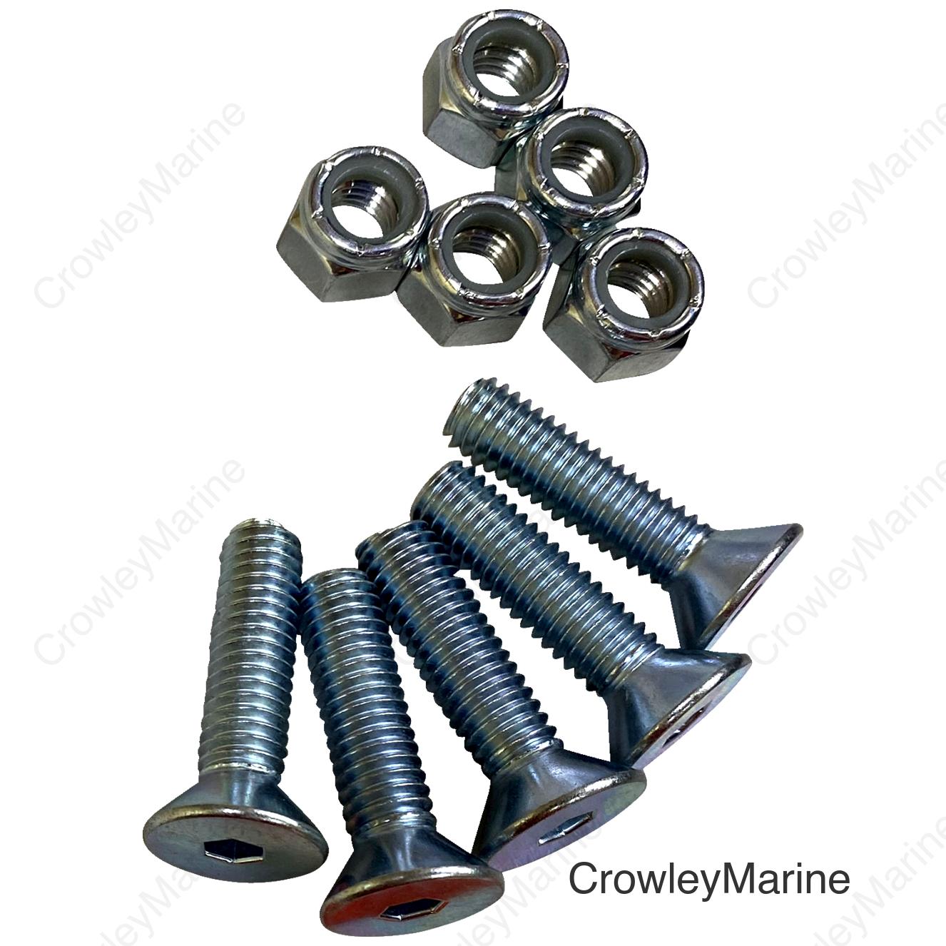SCREWS RTR 3/8-16CS W/NUT