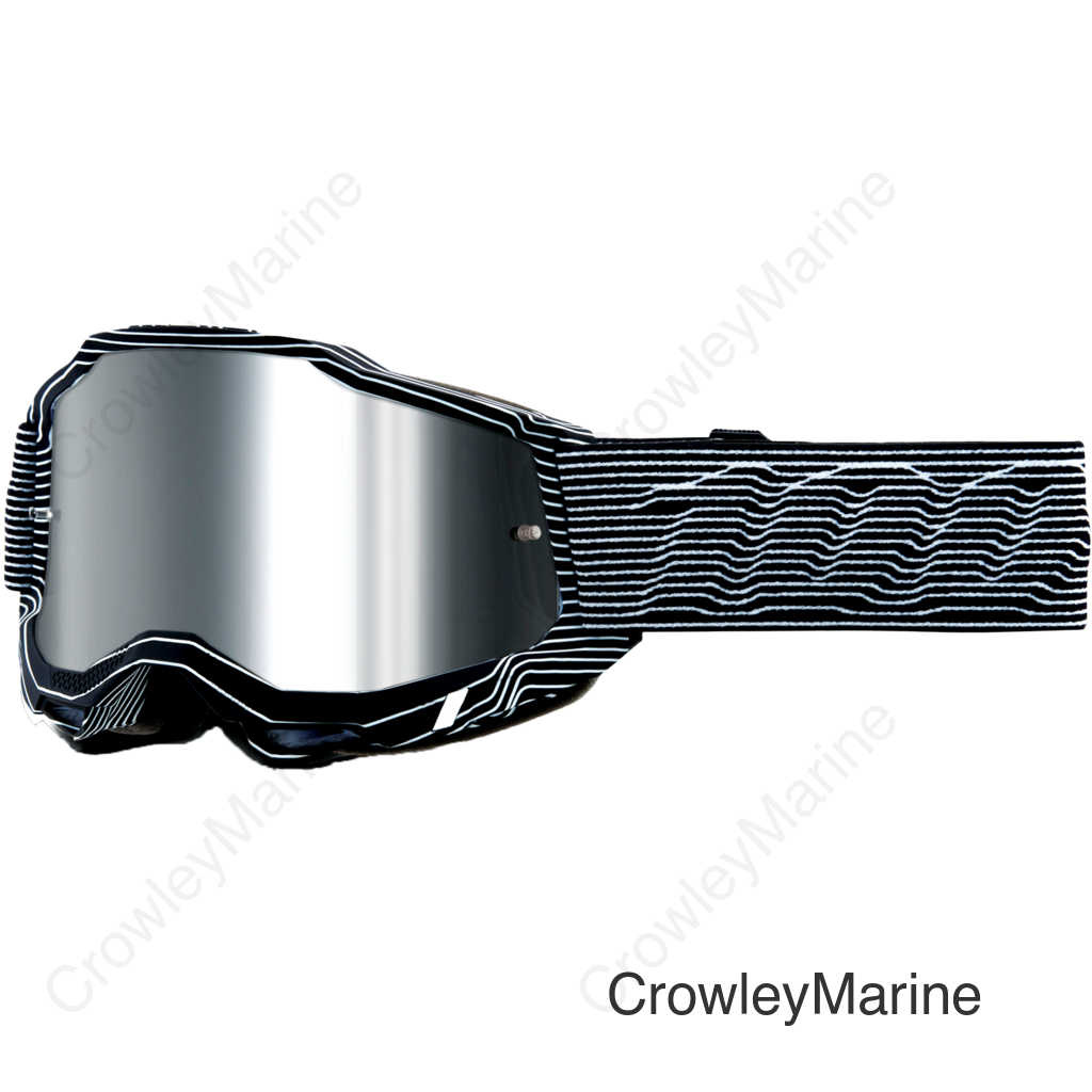 ACCURI 2 GOGGLE SILO MIRROR SILVER FLASH LENS