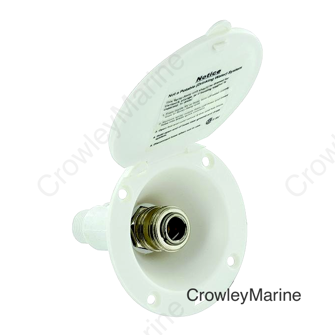 Valterra Spray-Away Quick Connect Port, White