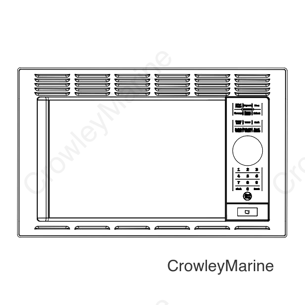 GREYSTONE MICROWAVE-.09 CUFT BLACK
