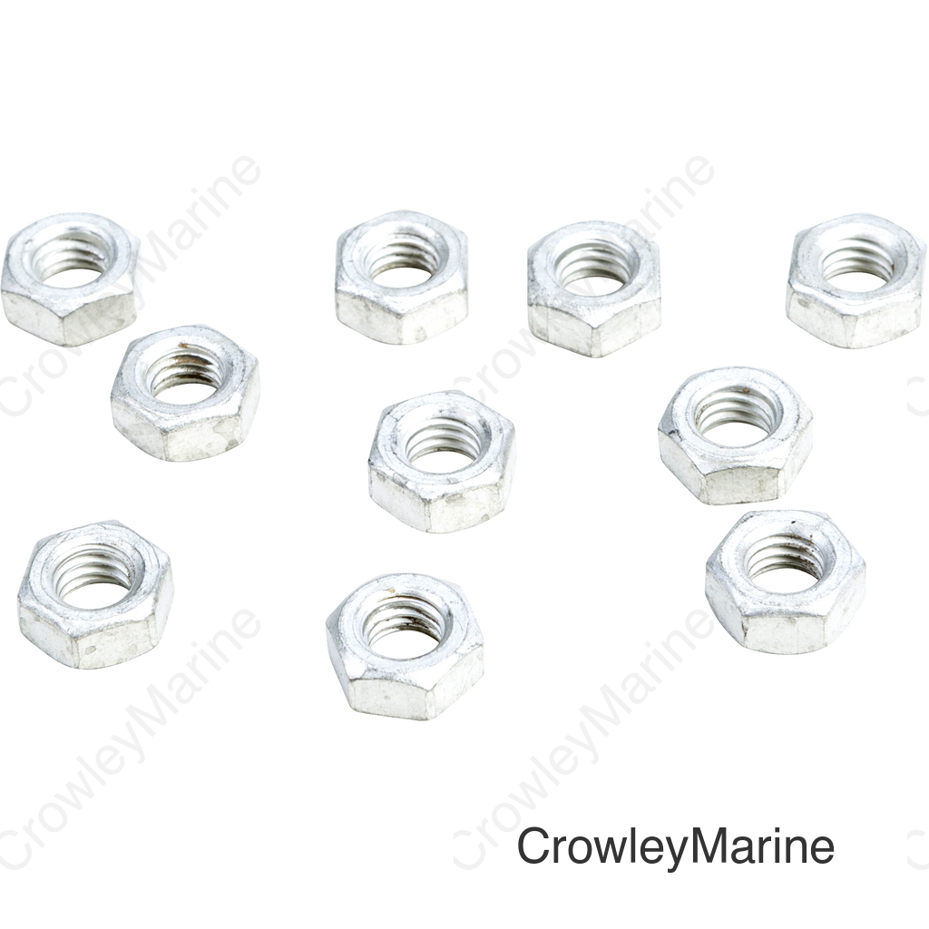 HEX NUTS 6MM 10/PK