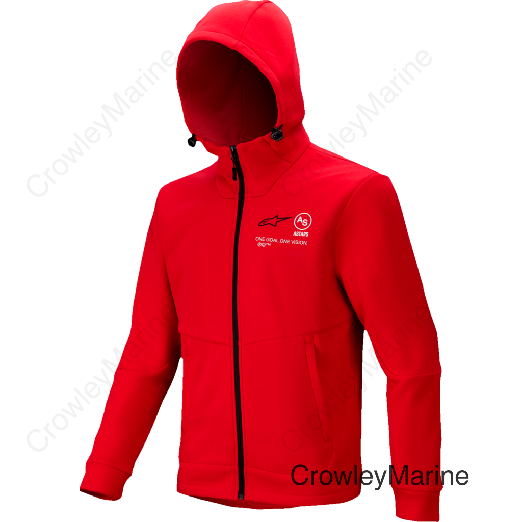 Racer MX Fleece Hoodie - Bright Red - Large