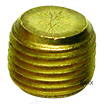 Hx Head Socket Plug 1/8"-Brass
