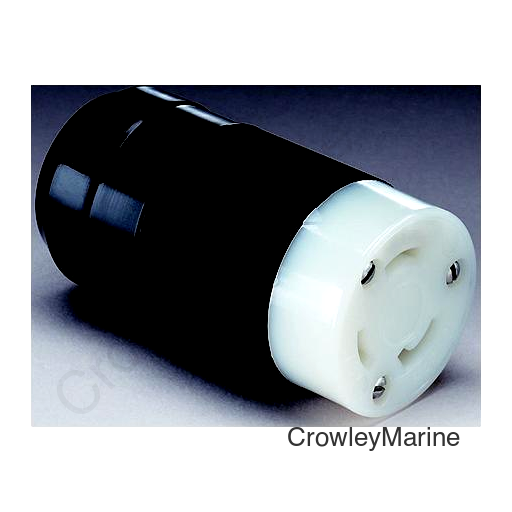 Marinco 3-Wire 30 Amp/125V Locking Charging/Trolling System Female Connector