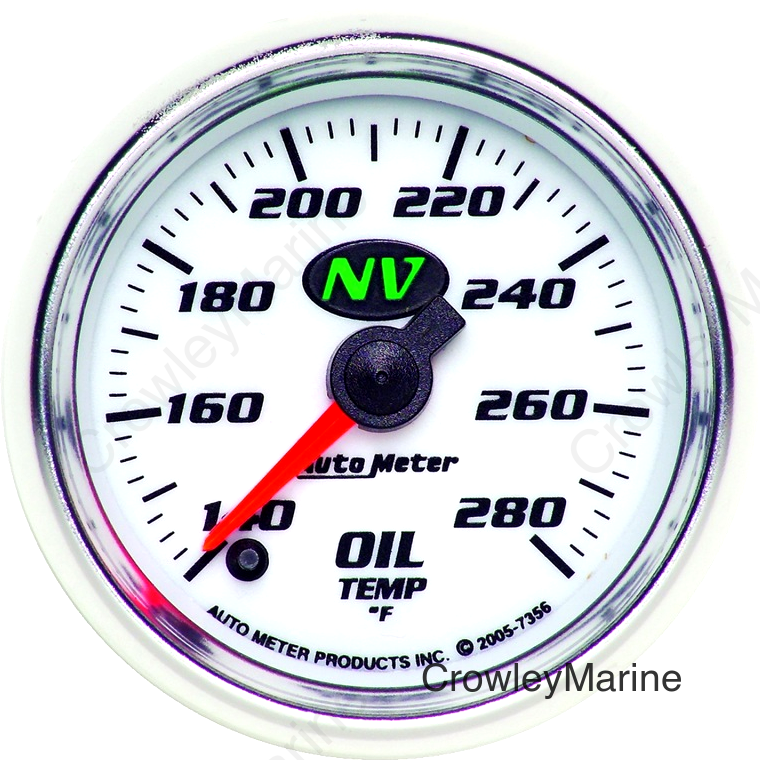 Autometer NV 2-1/16in 140-280 Deg F Digital Stepper Motor Oil Temp Gauge