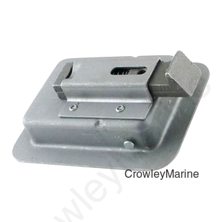 Door Latch Paddle "Jr" Non-Locking, Plain Steel (379200)