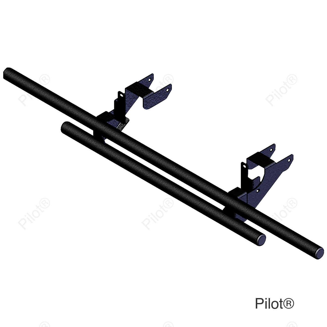 Rear Bumper - Black - Polaris Ranger