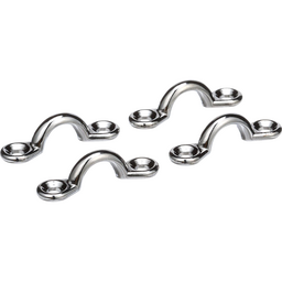 Seachoice Multi-Purpose Chrome-Plated Zinc 3/8 in. Eye Straps, Set of 4 thumbnail-3