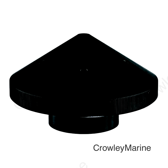 T-H Marine GFELLGBKDP G-Force™ Eliminator Trolling Motor Prop Nut For Lowrance Ghost, Black