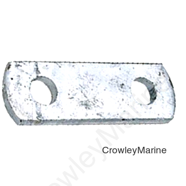 Shackle Strap, 3 1/8" Hole Center (Qty 4) Zinc (101590)