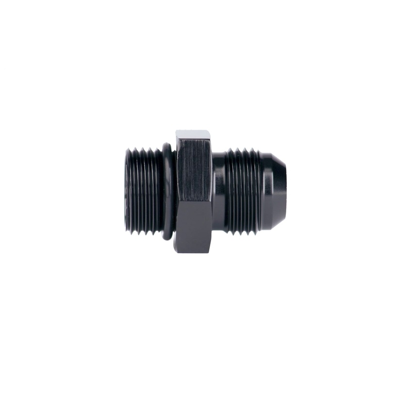 Torque Solution Adapter Fitting -8AN Straight Cut ORB to -10AN Flare