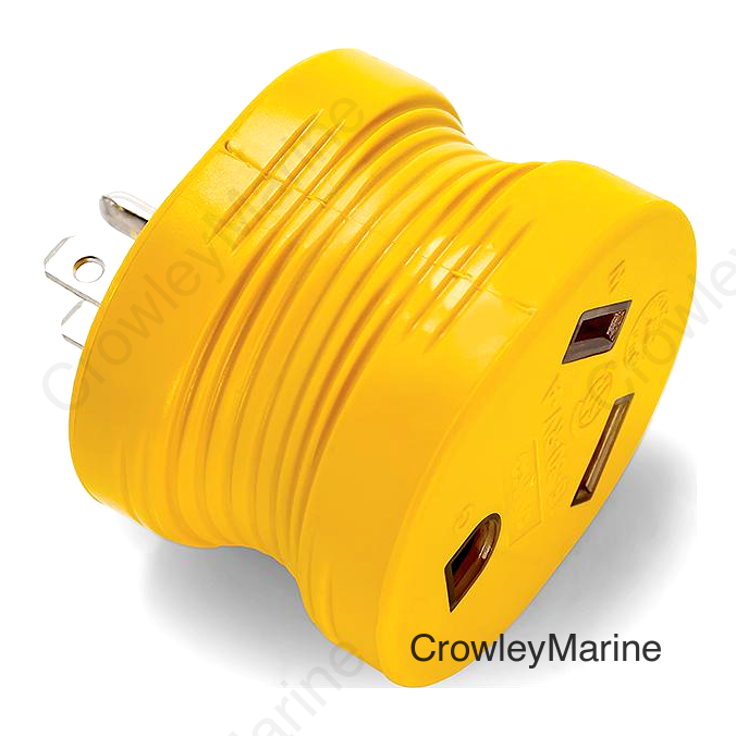 Camco Electrical Adapter, 15A Male, 30A Female, Bulk