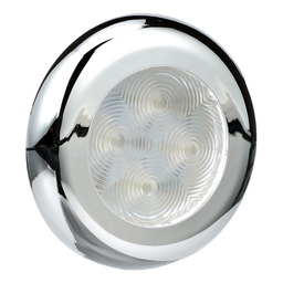 Seachoice LED Courtesy Interior Light Chrome/White Bezel, White LED thumbnail-4