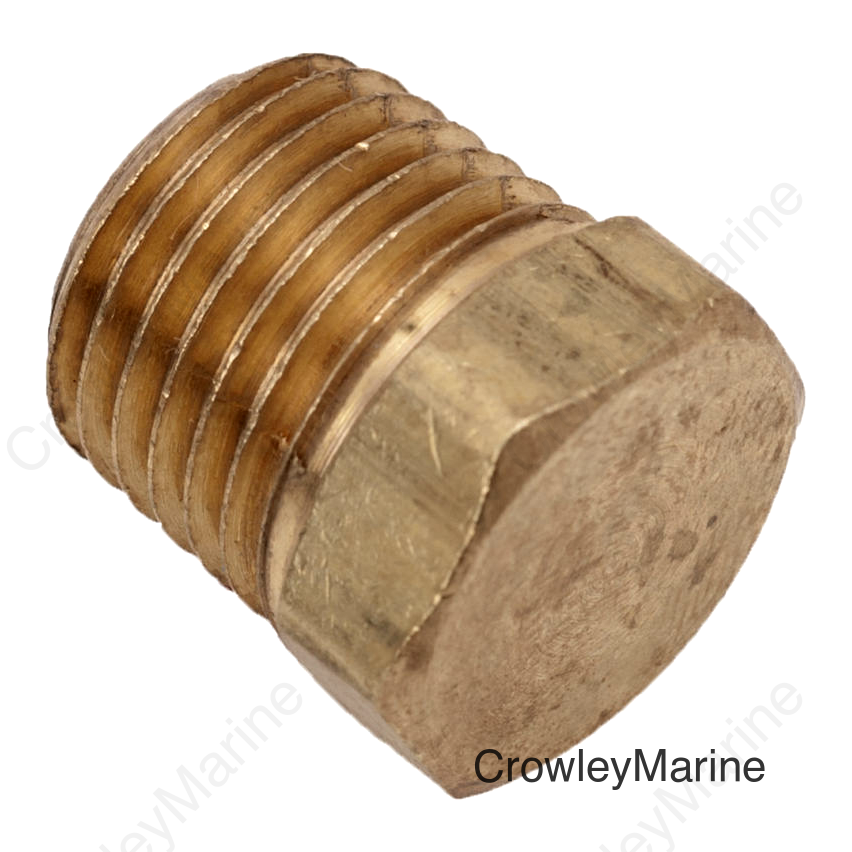 PIPE PLUG UNIVERSAL BRASS 1/4"