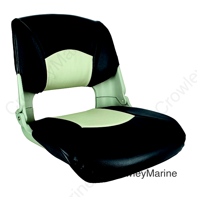 Springfield Skipper Seat With Cushions, Charcoal/Gray/Gray Shell