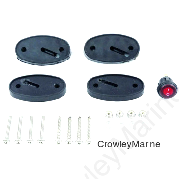 LED Oval BOAT Light Kit-White-RGB 2 (LED326512KTRGBDP)