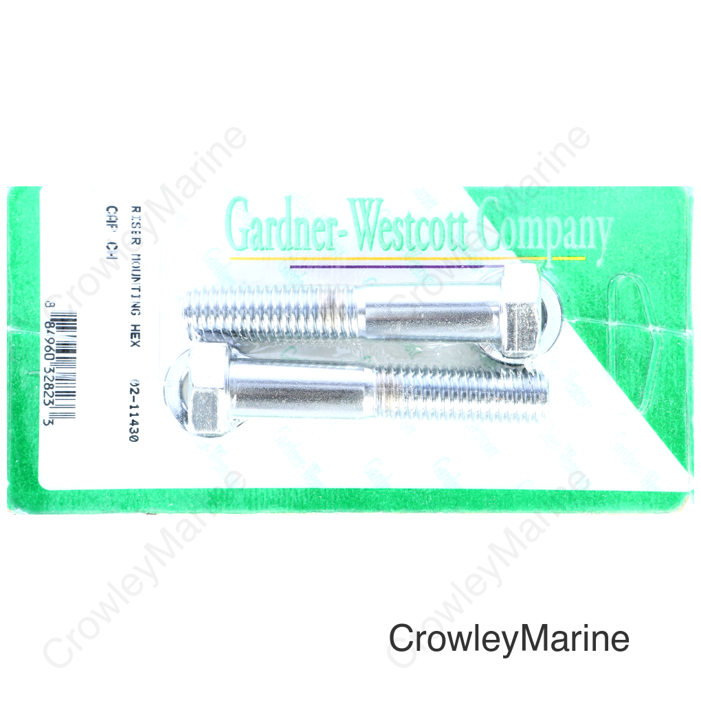 RISER BOLTS CHROME HEX CAP 1/2-13 X 2 3/4 COARSE THREAD