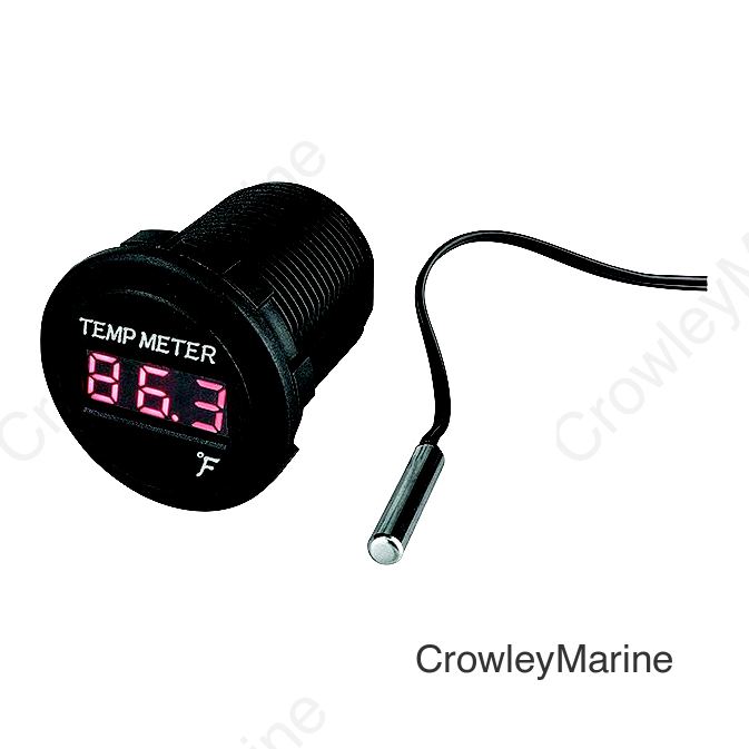 Sea-Dog 4216181 LED Round Temperature Meter