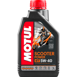 Scooter Power 4T Oil - 5W-40 - 1L thumbnail-1