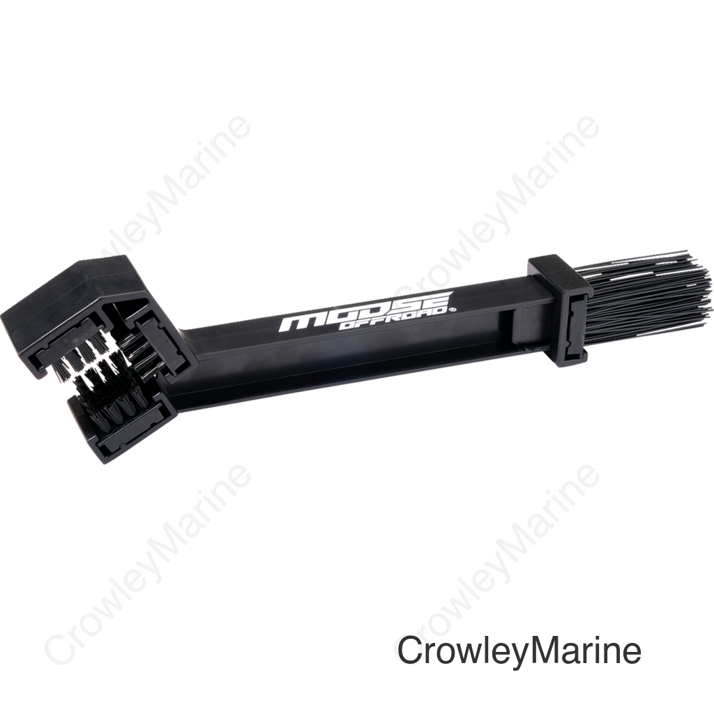 CHAIN CLEANING BRUSH  BLACK  W MOOSE LOGO